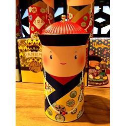 Qianlong tea canister metal color printing tea canister