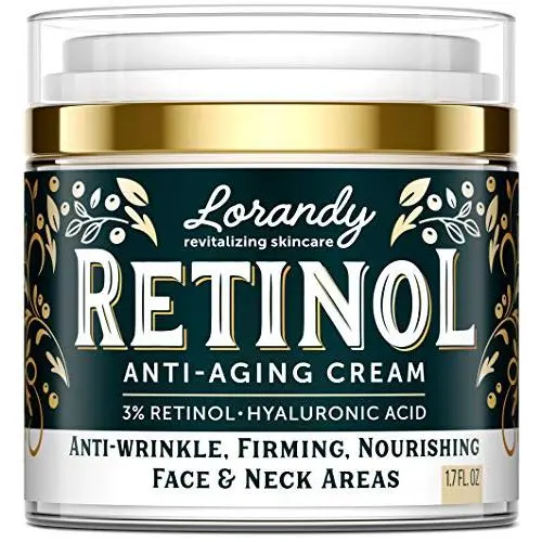 Retinol Creme für Gesicht – Made in USA – Retinol Feuchtigkeitscreme, Anti-Aging Creme für Frauen – Faltencreme – Gesichtskreemith Retinol und Hyaluronsäure – Straffende Creme für das Gesicht