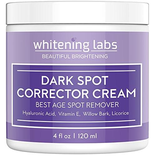 Dark Spot Corrector Face Body Cream. Spot Fade Remover Diminisher for Men and Women 4 OZ