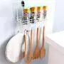 Kitchen Food Storage Jar Airtight Food Storage Kitchen Glass Jar Moisture-Proof Home Multi-Purpose Jam Bottle Cruet Folding Refrigerator Rack Side Wall Storage Rack