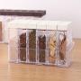 DUDDP Storage Spice lar set Spice Seasoning Box PP Salt Pepper Jars Box Kitchen Spice Storage Bottles Cooking Kitchen Accessories Tool