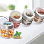 Satisfactory nation Treo Delfy Storage Glass Jar Set with Color Lids and Stainless Steel Stand Canister Set Glass Container Set Glass Jars for Candies Chocolate Almonds Much More 100 ml Each Set of 4 Satisfactory nation Treo Delfy Storage Glass Jar Set with Color Lids and Stainless Steel Stand Canister Set Glass Container Set Glass Jars for Candies Chocolate Almonds Much More 100 ml Each Set of 4