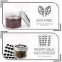 VERONES Mason Jars Canning Jars, 4 OZ Jelly Jars With Regular Lids and Bands, Ideal for Jam, Honey, Wedding Favors, Shower Favors, Baby Foods, DIY Magnetic Spice Jars, 32 PACK,Extra 32 Lids
