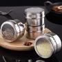 Xigeapg Stainless Steel Seasoning Jar Kitchen Spice Box Barbecue Cruet Pepper Sauce Jar Chili Powder Storage Bottle