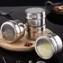 Xigeapg Stainless Steel Seasoning Jar Kitchen Spice Box Barbecue Cruet Pepper Sauce Jar Chili Powder Storage Bottle