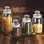 Bouteilles de Rangement en Verre Yl Ly, Pots Scellés, Bouteille en Verre Transparente avec Couvercle, Boîte de Rangement pour la Maison, Cuisine, Alimentation, Céréales, Réservoir 500ml Bouteilles de Rangement en Verre Yl Ly, Pots Scellés, Bouteille en Verre Transparente avec Couvercle, Boîte de Rangement pour la Maison, Cuisine, Alimentation, Céréales, Réservoir 500ml