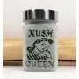 Twisted420Glass Kush Queen Stash Jar - Smell Resistant with Airtight Seal, Perfect Size Xmas Gifts & Herb Storage Twisted420Glass Kush Queen Stash Jar - Smell Resistant with Airtight Seal, Perfect Size Xmas Gifts & Herb Storage