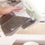 HOBULL Food Storage Jar Container Grain Storage Tanks for Dry Food Flour Nut Sugar with Hovering Flip Top Lid and Large Mouth for Easy Pouring