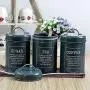 Stainless Steel Sealed Jar Tea Storage Tins Caddy Double Cover Canister Box Sugar Candy Coffee Food Canister Snack Tank,Tea Red