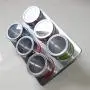6pcs Seasoning Jar Stainless Steel Seasoning Jar Colorful Visual Seasoning Jar Condiment bottles 6pcs Seasoning Jar Stainless Steel Seasoning Jar Colorful Visual Seasoning Jar Condiment bottles