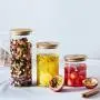 Sealed Glass Storage Jars, Kitchen Grain And Food Container 3 Pieces Sealed Glass Storage Jars, Kitchen Grain And Food Container 3 Pieces