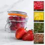 Argon Tableware Preserving/Jam Glass Storage Jars - 125ml - Pack of 3