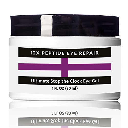 COLLAGEN Peptides EYE Cream Gel with Hyaluronic Acid and Organic Vitamin C