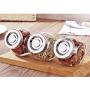 TELLW Kitchen with lid sealed cans snack dried fruit storage bottle storage Jar Jar clear glass bottle storage tank