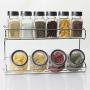Glass Storage Containers - Cooking Seasoning Bottle Stand Spice Jars Kitchen Storage Rack Gravy Boats Food Container Kitchen Tools Saving Space Accessories