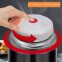 Vacuum Insulated Food Thermos,Micnaron Stainless Steel 33oz Food Jar,Free Thermos Thermal Soup Containers Handle Lid for Hot Food Wide Mouth,Durable Leak Proof Lunch Box with a Cloth Carry Bag