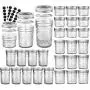 VERONES Mason Jars Canning Jars, Jelly Jars With Regular Lids, Ideal for Jam, Honey, Wedding Favors, Shower Favors, Baby Foods, DIY Magnetic Spice Jars, 4 OZ x 10, 6 OZ x 10, 8 OZ x 10 VERONES Mason Jars Canning Jars, Jelly Jars With Regular Lids, Ideal for Jam, Honey, Wedding Favors, Shower Favors, Baby Foods, DIY Magnetic Spice Jars, 4 OZ x 10, 6 OZ x 10, 8 OZ x 10