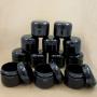 12 Lot Plastic Cosmetic Jars 1.7oz Sample Double Wall Container Pot Cream Lotion