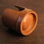 Natural Bamboo Tea Cup Holder Kitchen Storage Canister Tea Ceremony Supplies - Brown, S