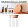 Henanxi Transparent High Borosilicate Glass Kitchen Storage Bottle Store Food Ingredient Candy Biscuit Storage Jar Organization