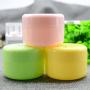 erioctry 6PCS 100ml 3.5oz Empty Refillable Plastic Face Cream Eye Shadow Jar Container Pot Lip Balm Lotion Storage Make-up Cosmetic Jars Bottle Case Holder with Inner Pad (Yellow)