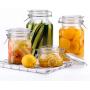 Creative Round Transparent Sealed Can Kitchen Condiment Glass Jar Cereals Tea Food Honey Storage Bottle Tea Container Can Reused,1500Ml