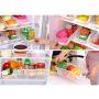 Nivalkid Küchen-Kühlschrank Platzsparendes Organizer Gleitschiene Regalbefestigung Aufbewahrungsboxen für Süßigkeiten Sortierkorb Behälter für Trockenwaren und Konserven (Weiß)