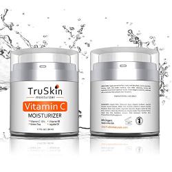 TruSkin Vitamin C Moisturizer Face, Neck & Décolleté Cream for All Skin Types with Vitamin B5 and Green Tea, 1.7 fl oz