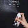 Plastic Empty Spray Bottles with Fine Mist Sprayer,3.4oz/100ml Refillable Portable Travel Bottle,Liquid Sprayer,Chemical Resistance (2 Pack) Plastic Empty Spray Bottles with Fine Mist Sprayer,3.4oz/100ml Refillable Portable Travel Bottle,Liquid Sprayer,Chemical Resistance (2 Pack)
