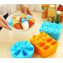 Kitchen Food Storage Jar Airtight Food Storage Food Box Summer Kitchen Home Appliances Lazy Creative Living Goods (Color : Blue, Size : Square)