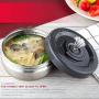 Food flask Insulated Stainless Steel Food Jar with Storage Bag Leak-Proof Thermal Soup Flask Multi-Purpose for Food