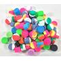 5 pcs 3ml Silicone Container Jar Round Non-Stick Mixed Colors Wholesale