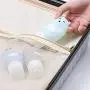 CHICTRY Silicone Travel Bottles Sets Cute Cartoon Design Squeezable Refillable Cosmetic Toiletry Containers Cream Jars Travel Bottles with Label for Shampoo Conditioner Lotion 2.6 OZ One Size