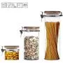 Onebrake Airtight wood lid Borosilicic glasses Canister Set, Food Storage Container Jars Set of 3 (0.5/1.2/2.0 L) Onebrake Airtight wood lid Borosilicic glasses Canister Set, Food Storage Container Jars Set of 3 (0.5/1.2/2.0 L)