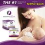 Best Nipple Cream for Breastfeeding Relief (2 oz) - Provides Immediate Relief To Sore, Dry And Cracked Nipples Even After A Single Use (3 Jars)