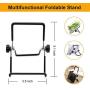 2pcs Foldable Stainless Steel Sprouting Stands Non-slip Scaffolds for Mason Jar Pod Lid Holder