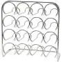 Étagère de rangement pour épices Pisa - Prend 16 bocaux - Support d'étagère en métal réglable - Support d'étagère de cuisine de libre-service - Dimensions : 6 x 27 x 12 cm Étagère de rangement pour épices Pisa - Prend 16 bocaux - Support d'étagère en métal réglable - Support d'étagère de cuisine de libre-service - Dimensions : 6 x 27 x 12 cm