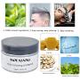 Temporary Hair Color Wax Sliver Grey Hairstyle Cream 4.23 oz Hair Pomades Natural Hairstyle for Kids Men Women Party Cosplay Date (Sliver Grey)