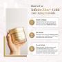 InfiniteAloe Gold Anti-Aging Formula - Eye, Face and Neck Cream - Cutting Edge Nanotechnology with Aloe, Peptides, Vitamins, Collagen, Alpha Lipoic Acid and DMAE - (1) 6.7oz