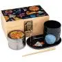 Verlorener Raum Stash Box Set, Weihnachtsgeschenk, 4-teiliger Kräutergrauer, UV-Glas Stash Jar (100 ml), Raketentray, Poking Tool, Verschlussbox Set – Astronauten Duftdichter Behälter Zubehör Set