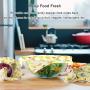 Sunnyac Reusable Beeswax Wrap, 3 Pack Eco-Friendly Food Storage Wraps, Sustainable, Biodegradable Bees Wax Cheese Wrapper and Bowl Covers to Keep Sandwiches, Fruit, Veggies Fresher (Black Bee)