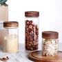 WANGLXST Food Storage Container with Lid, Airtight, Household Storage Jar, Leak-Proof, BPA-Free Container, Fresh Food Bottle,800ml