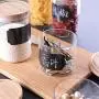 Kitchen Food Storage Jar Airtight Food Storage Kitchen Glass Jar Moisture-Proof Home Multi-Purpose Jam Bottle Cruet Serbatoio Di Vetro Creativo (Color : S) Kitchen Food Storage Jar Airtight Food Storage Kitchen Glass Jar Moisture-Proof Home Multi-Purpose Jam Bottle Cruet Serbatoio Di Vetro Creativo (Color : S)