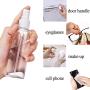 (12 PCS) 3.4oz/ 100ml Plastic Clear Spray Bottles,Refillable Fine Mist Sprayer Bottles Makeup Cosmetic Atomizers Empty Small Spray Bottle Container for Essential Oils, Travel, Perfumes,12PCS