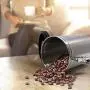 Coffee Boss Coffee Canister, Large Stainless Steel Coffee Bean Storage Container (64floz), Ground Coffee Container Airtight Lid, CO2 Valve & Free Scoop, Best Storage for Fresh Coffee Beans - by Zulay