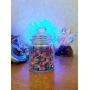 Backwoods Lighting LLC Candy Jar 8oz with Airtight Lid Collectible Decorative Canister 0103-2