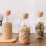Glass Food Storage Containers With Locking Lids - OTHERHOUSE Kitchen Storage Containers Transparent Glass Food Storage Jar Bottle Cereal Container Wood Plug Kitchen Organization