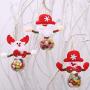 Liouhuble Christmas Candy Storage Can Decor For Home Gift Biscuit Food Storage Jar (Snowman)