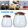 Household Storage Box 400ml Preserve Jars Glass Bottle Food Airtight Kitchen Accessories Storage Containers for Bathroom Kitchen