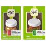 Ball Storage Caps 8-Count Regular Mouth Jar & 8-Count Wide Mouth Jar Combo (16-Caps Total)